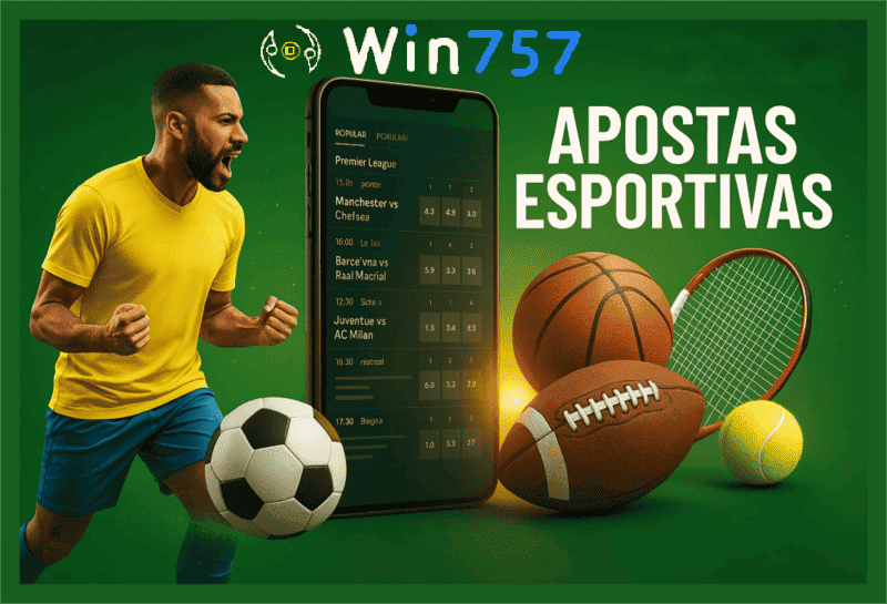 Aposte em apostas esportivas no cassino online 757WIN