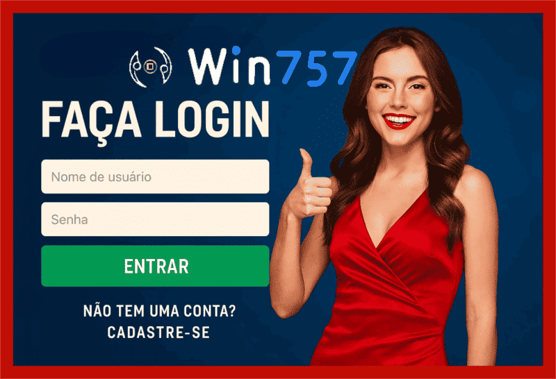 Criar uma nova Conta no plataforma 757WIN